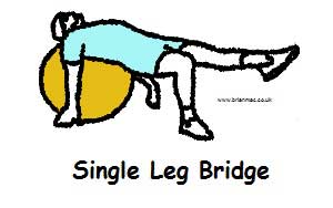 Single leg bridge